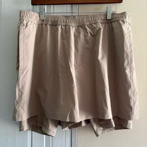 NWT DSG 5" Men's Agility‎ Short Khaki Shorts w/ Built In Liner Retail $35 Size L